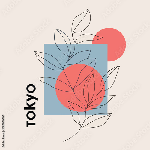 Tokyo typography for t-shirt printing design.