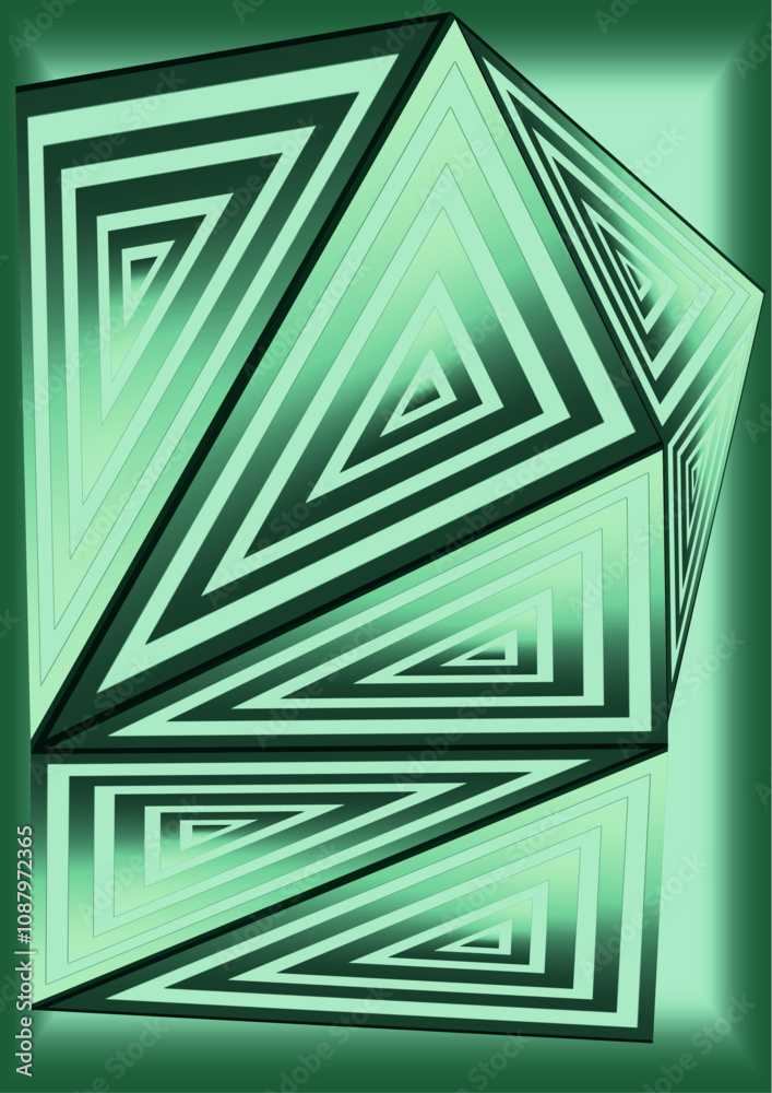 Obraz premium Abstrakcja - figury geometryczne