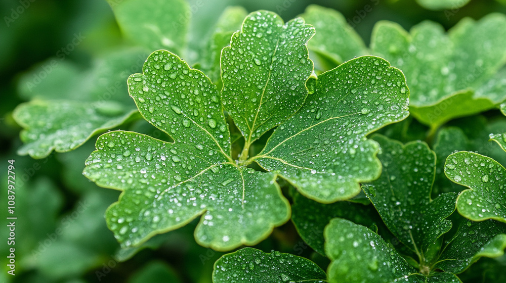 green leaf with water droplets, symbolizing freshness, nature's purity, and the beauty of natural elements under gentle rain or dew in the early morning green leaf with water droplets, symbolizing freshness, nature's purity, and the beauty of natural elements under gentle rain or dew in the early morning