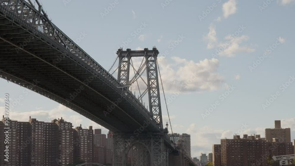 Williamsburg Bridge and Cityscape