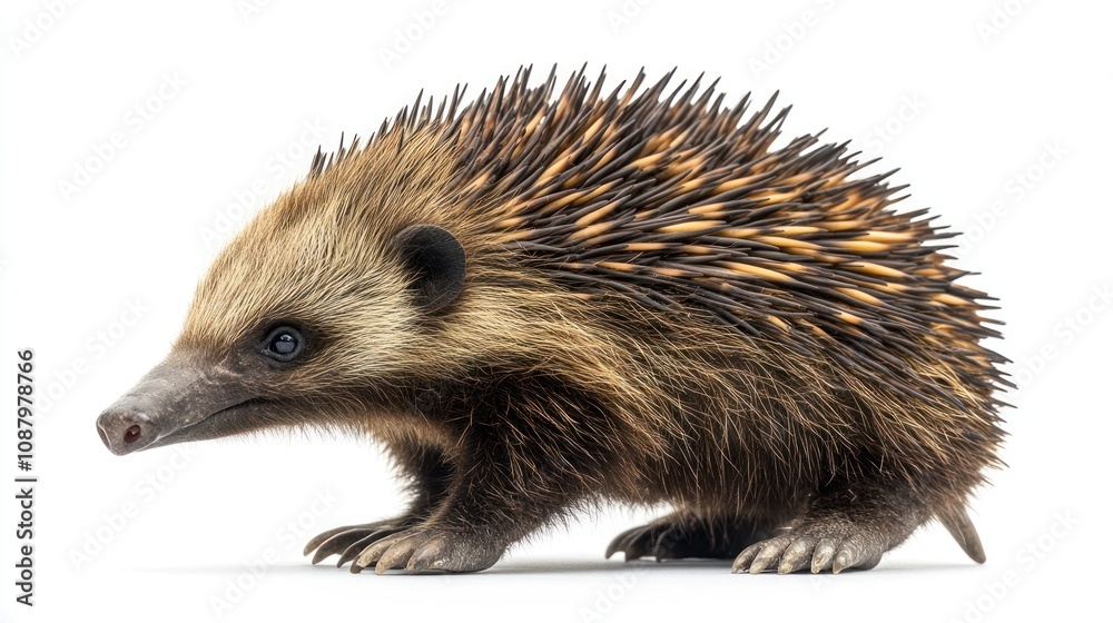 Naklejka premium Echidna: A Prickly Australian Mammal