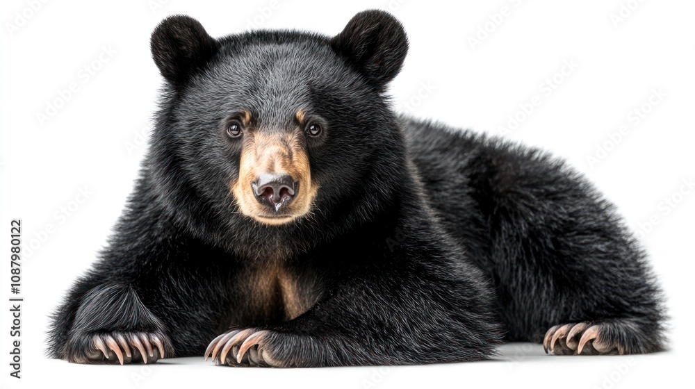 Fototapeta premium Black Bear Portrait