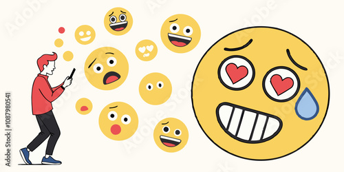 Big Emoji Set Vector