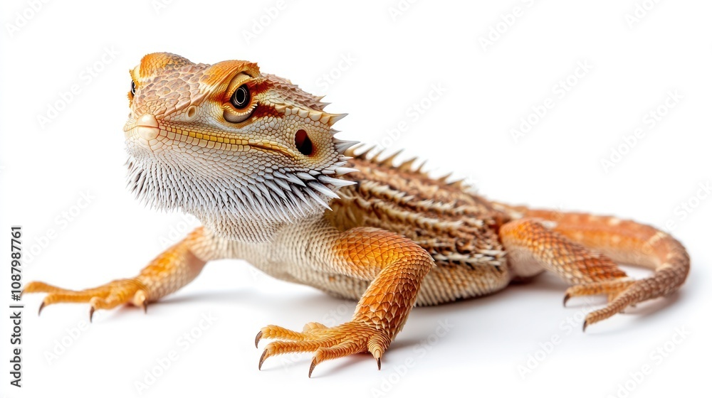 Obraz premium Close-up of a Bearded Dragon Lizard