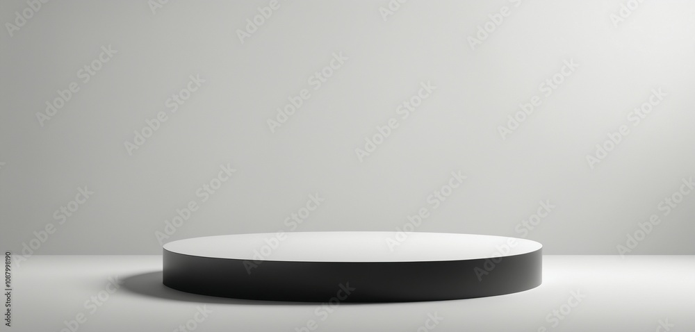 Monochrome Podium with Gradient Lighting Monochrome Podium with Gradient Lighting