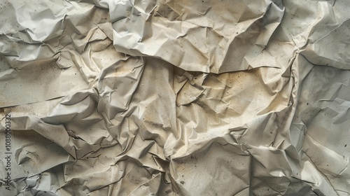 Wrinkled and wrinkled glued paper poster texture background image