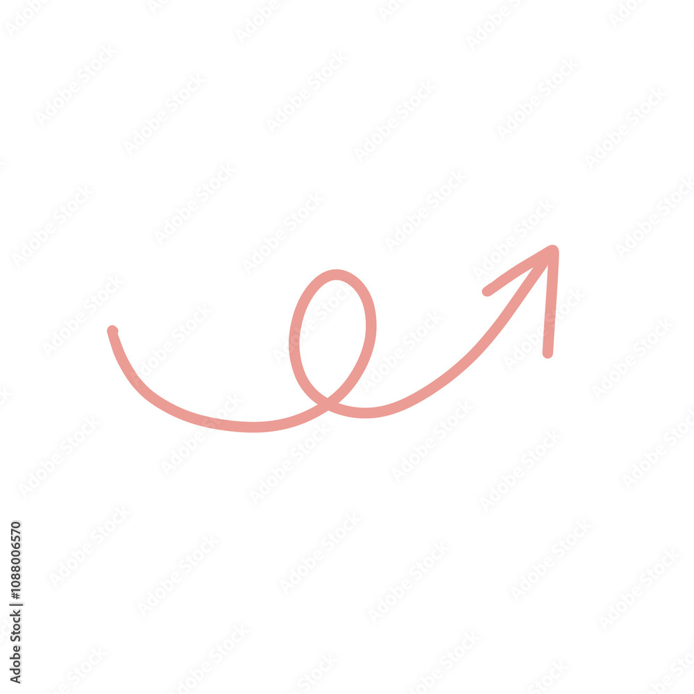 Looping Up Arrow
