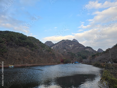 한국 진안 마이산 풍경