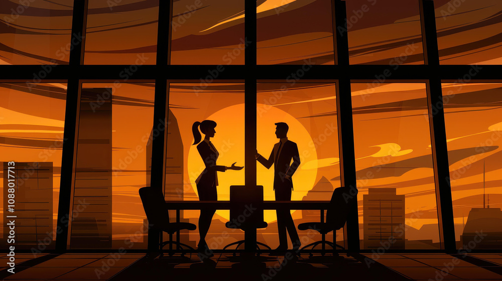 A dynamic group of business professionals engages in a lively discussion, showcasing teamwork and collaboration in the office. A dynamic group of business professionals engages in a lively discussion, showcasing teamwork and collaboration in the office.