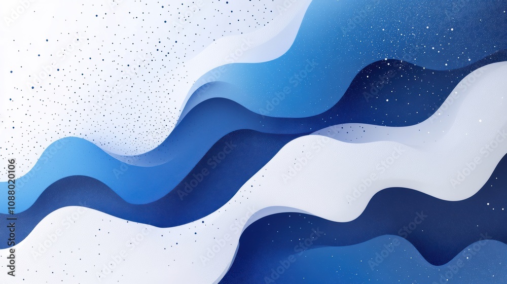 Abstract Blue Waves with Gradients and Soft Curves, Representing Calmness, Serenity, and Nature, Ideal for Backgrounds in Design, Art, and Creative Projects Abstract Blue Waves with Gradients and Soft Curves, Representing Calmness, Serenity, and Nature, Ideal for Backgrounds in Design, Art, and Creative Projects
