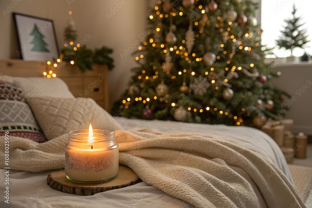Candlelight on Bedside Table Candlelight on Bedside Table