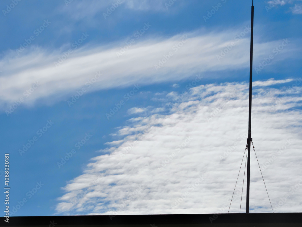Geoenginnering – clouds created using the phenomenon of radio wave interference (no. 4)