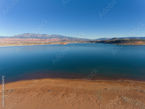 Wallpaper Mural Sand Hollow, Utah, beach, lake with rocks, nature, blue, recreation Torontodigital.ca
