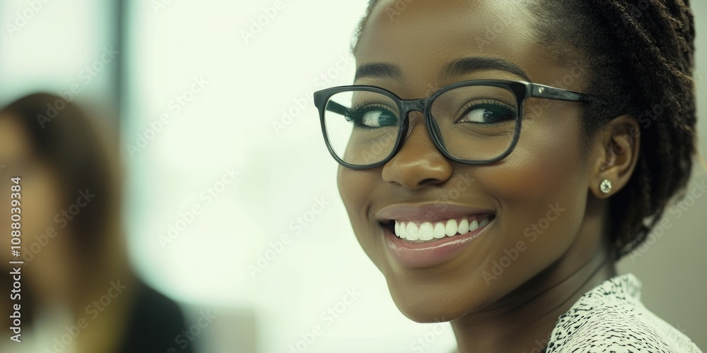 Businesswoman Smiling at the Camera