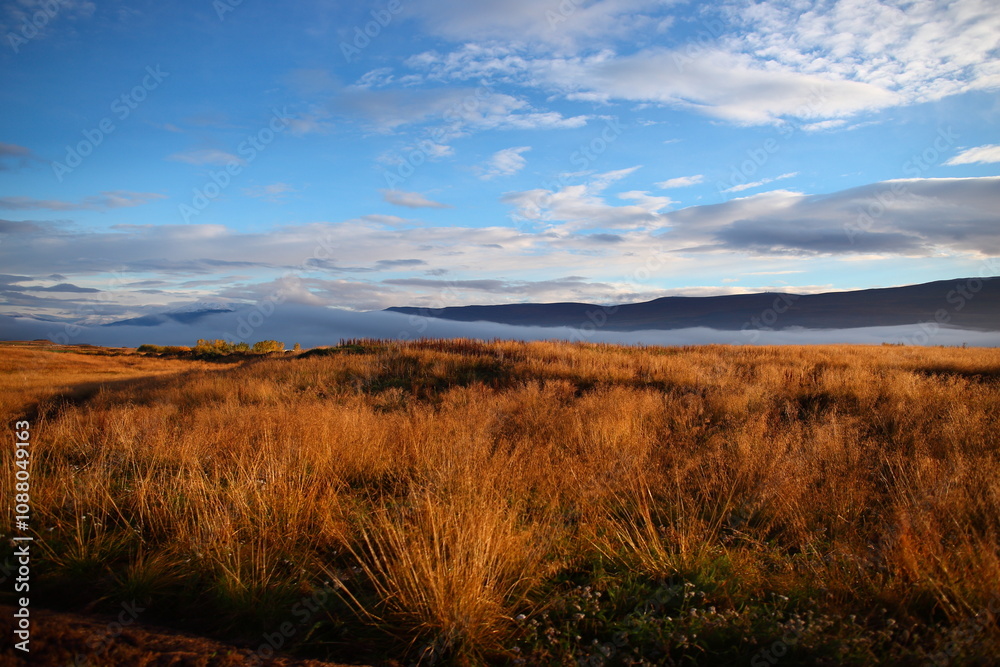 Scenery of Iceland in Northern Europe in late autumn Scenery of Iceland in Northern Europe in late autumn