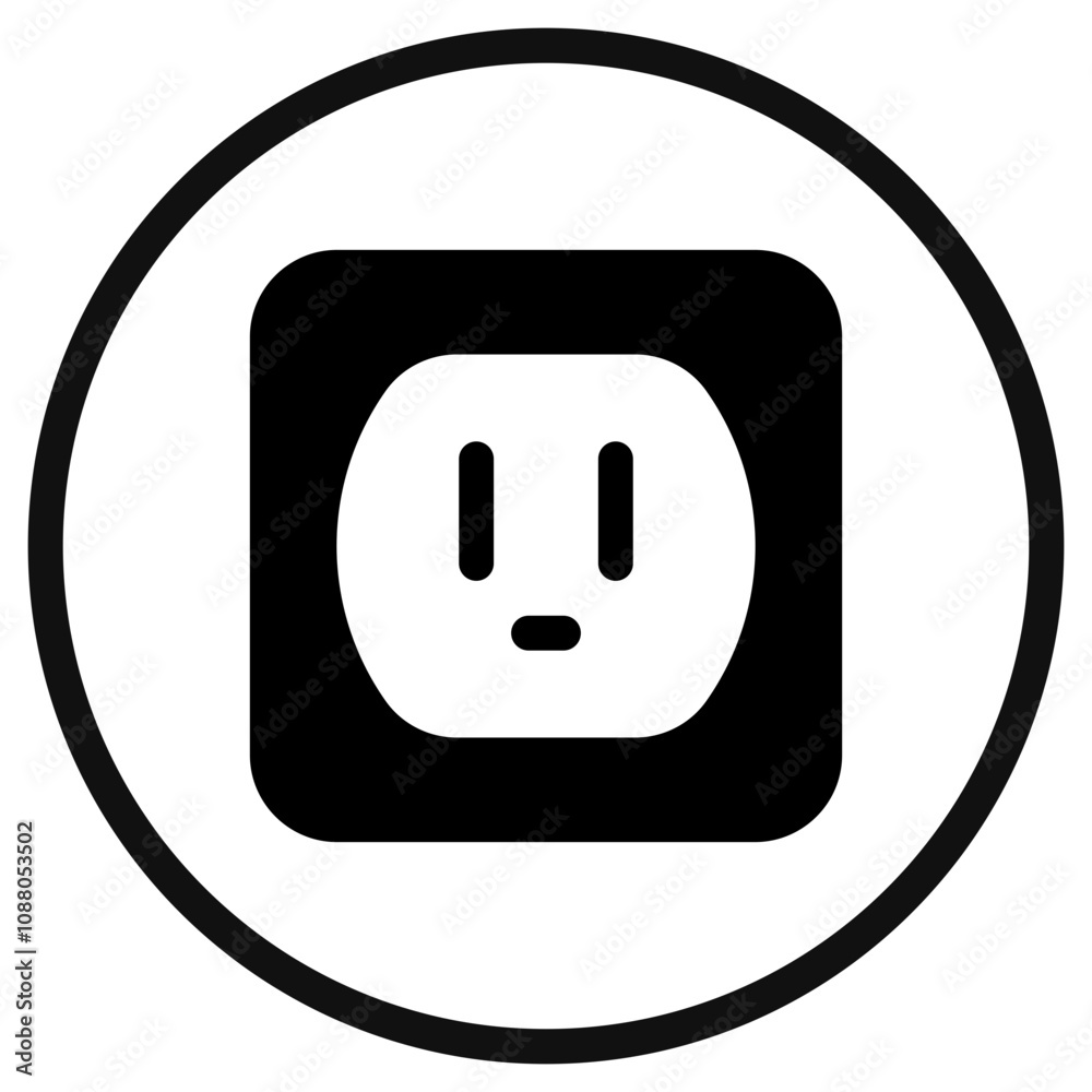 Editable electric socket, plug, electricity, electronics vector icon. Construction, tools, industry. Part of a big icon set family. Perfect for web and app interfaces, presentations, infographics, etc Editable electric socket, plug, electricity, electronics vector icon. Construction, tools, industry. Part of a big icon set family. Perfect for web and app interfaces, presentations, infographics, etc