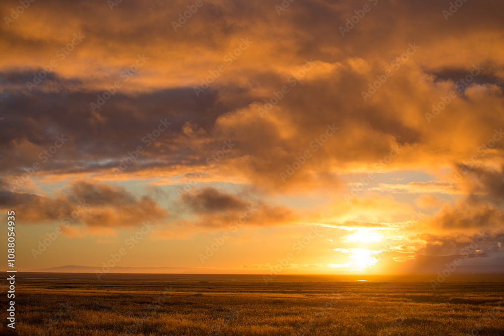 Scenery of Iceland in Northern Europe in late autumn Scenery of Iceland in Northern Europe in late autumn