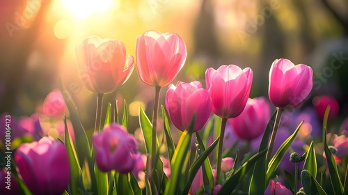 spring flowers in the garden