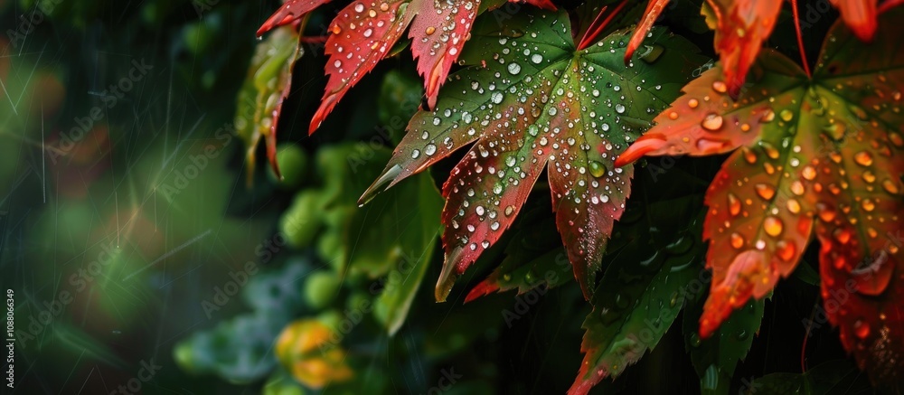 Wet Leaves After Rain