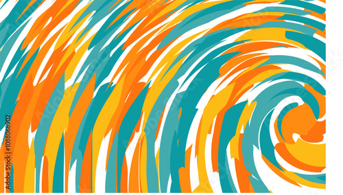 Spiral cheerful color background, classic background