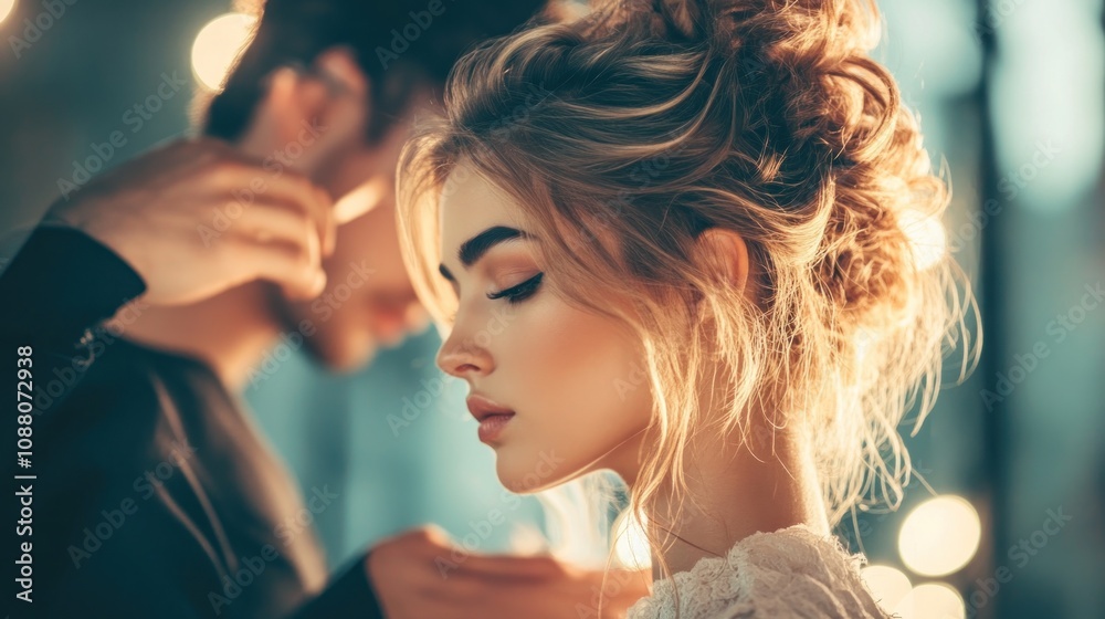 Fototapeta premium Elegant Bridal Preparation