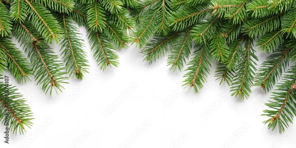 Fir branches isolated on white background for festive Christmas design, fir, branches, isolated, Christmas, background Fir branches isolated on white background for festive Christmas design, fir, branches, isolated, Christmas, background