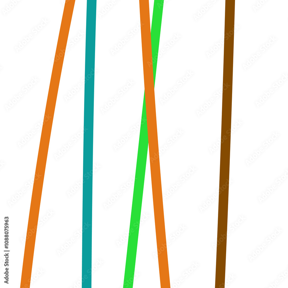 Abstract Colorful Lines Graphic