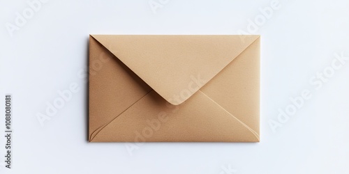 Create an envelope mail isolated on a white background.