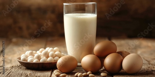 Soy milk and eggs offer energy for the body and are delicious options for breakfast that many prefer.