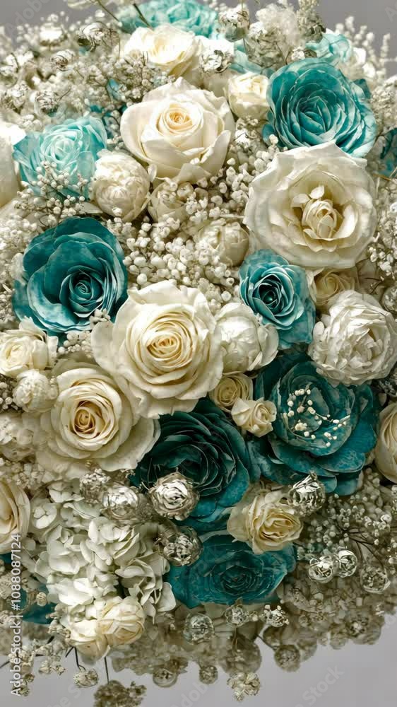 Close-up view of an elaborate floral arrangement Close-up view of an elaborate floral arrangement
