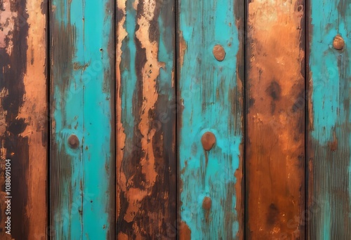 Wallpaper Mural A close-up of a textured copper and rust colored background Torontodigital.ca