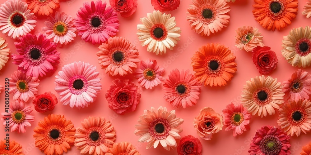 Gerber flower backdrop Studio photograph Gerber flower backdrop Studio photograph