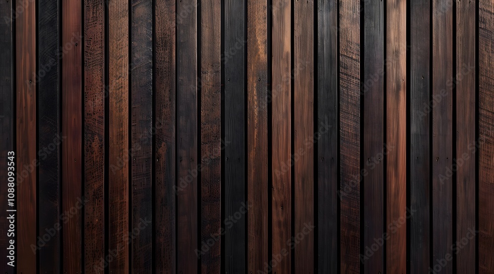 A textured wooden wall with varying shades of brown, showcasing natural patterns and grains.