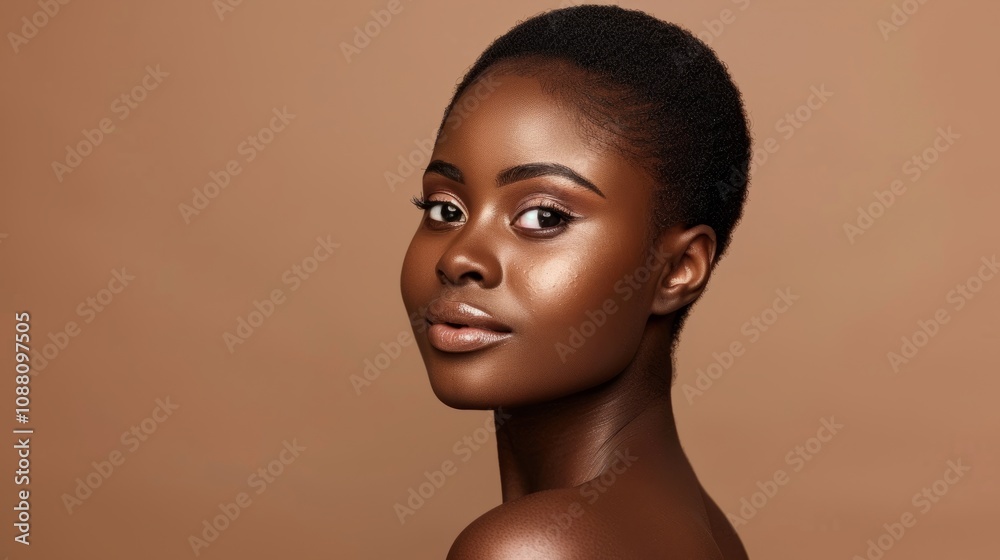 Portrait of beautiful young woman with clean fresh skin Portrait of beautiful young woman with clean fresh skin