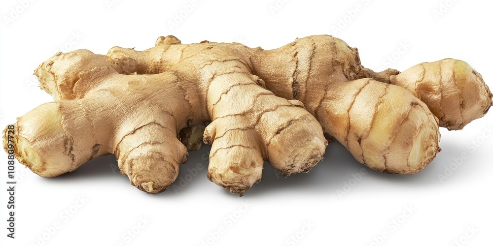 Ginger Isolated on a white Background with Clipping Path Ginger Isolated on a white Background with Clipping Path