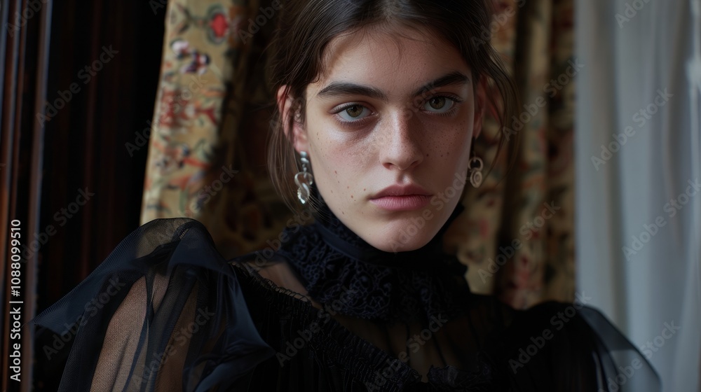 Portrait of a fashionable young woman Portrait of a fashionable young woman