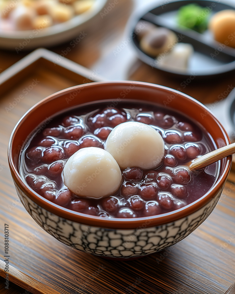 日本の伝統的スイーツ、ぜんざい 日本の伝統的スイーツ、ぜんざい