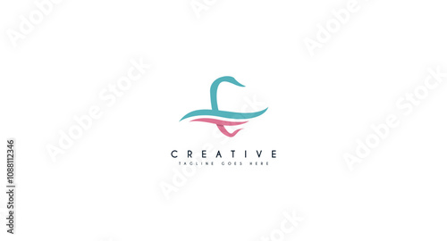 Dental Wave, Dental River Logo design vector illustration.