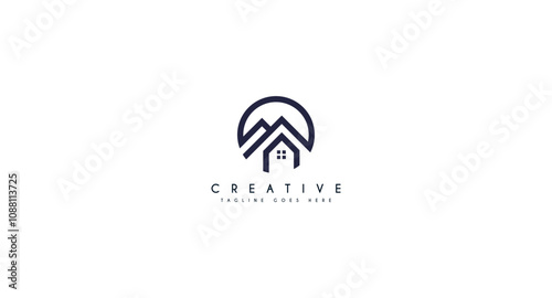 House Home Real Estate Logo Design Vector Illustration.