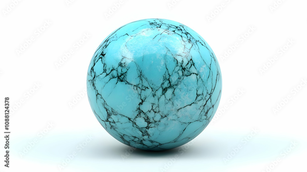 Turquoise Egg 3D Render Turquoise Egg 3D Render