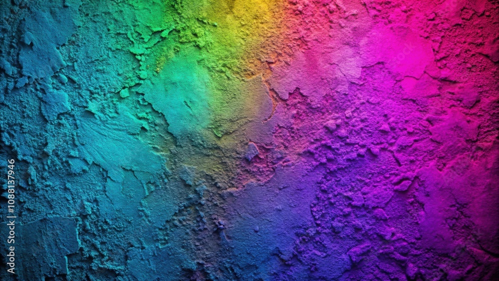 Obraz premium Neon abstract cement texture background with vibrant colors , concrete, abstract, texture, background, neon, glowing, vibrant