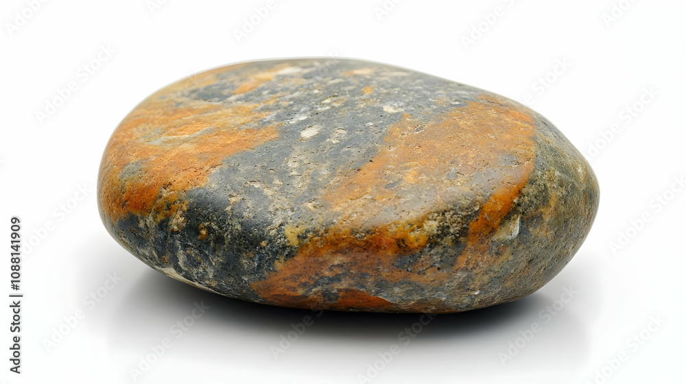 Smooth River Rock: A Detailed Macro Photograph Smooth River Rock: A Detailed Macro Photograph