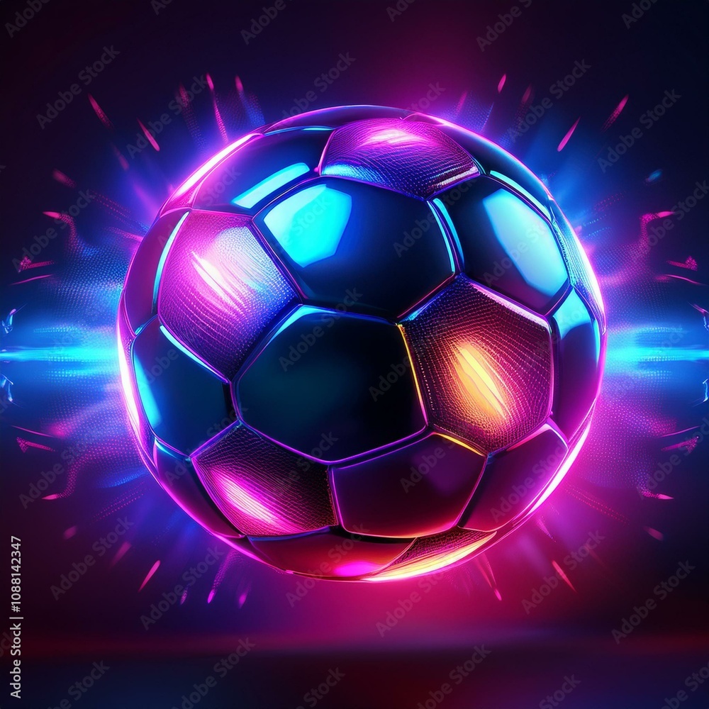 Fototapeta premium soccer ball on isolated background