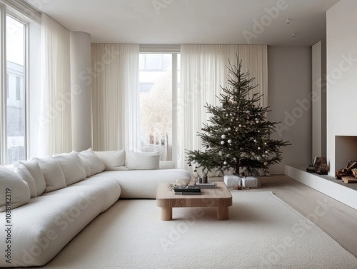 Minimalist Living Room Chri...
