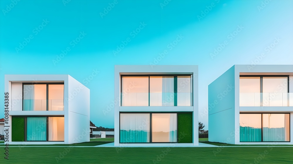 Modern Minimalist Houses Sunset Modern Minimalist Houses Sunset