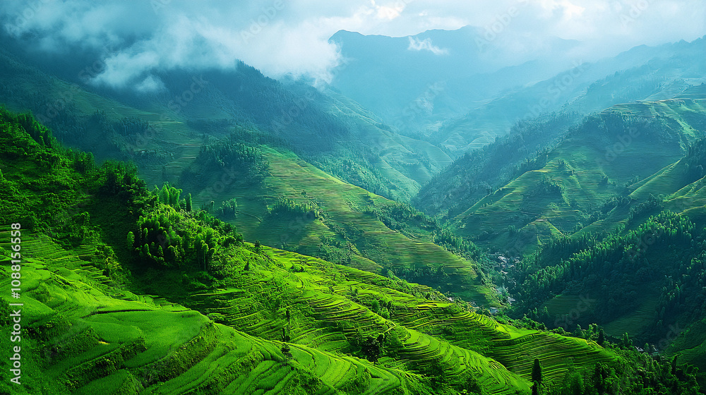 Obraz premium landscape in the mountains