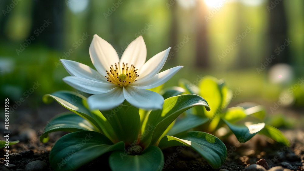Obraz premium Anemone Flower in Springtime