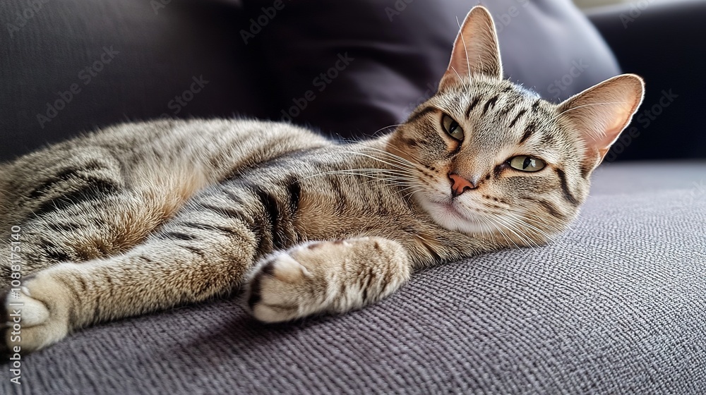 cat on the sofa cat on the sofa