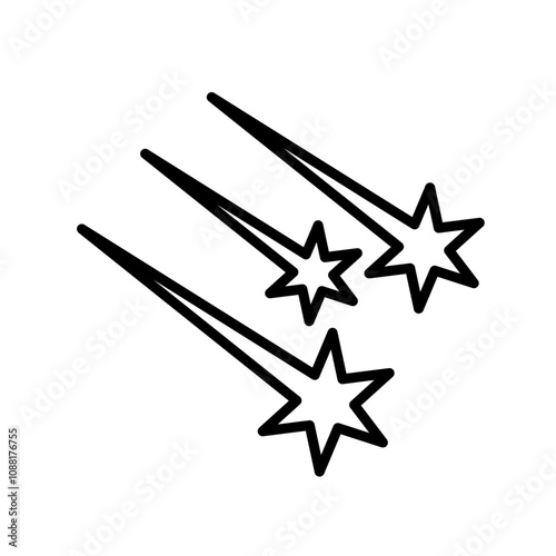 Shooting star star, icon, button, symbol, vector, flag, illustration, sign, web, design, airplane, logo, element, travel, internet, shape, christmas, stars, shiny, plane, decoration, set, buttons, rou