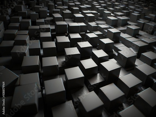 abstract background with cubes